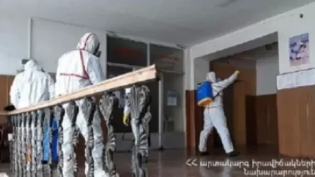 ԱԻՆ-ը վարակազերծել է Վարդենիսի պոլիկլինիկան