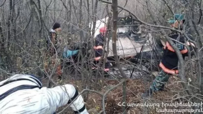 UAZ Rolls Down a Gorge Near Sanahin, Driver Dead