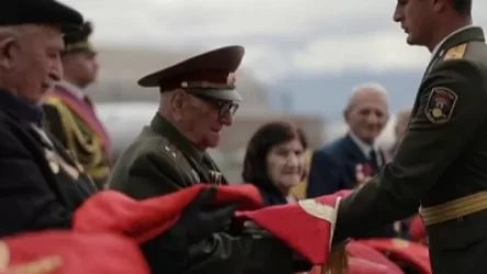 «Մայր Հայաստան» ռազմական թանգարանից դուրս են բերվել հայկական 6 դիվիզիաների դրոշները և հանձնվել վետերաններին