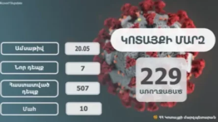 Կոտայքի մարզում գրանցվել է վարակման ևս 7 դեպք. վարակակիրների ընդհանուր թիվը 507 է