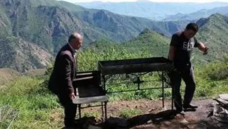 Ցախաց քար հուշարձանի տարածքում խորովածի մանղալը հանվել է