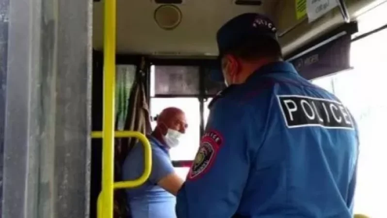 Դիմակ ու ձեռնոց կրելու կանոնների խախտման 583 դեպք է հայտնաբերվել