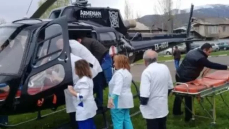 Երկրորդ հարկից ցած ընկած 5-ամյա երեխան Գորիսից սանիտարական ուղղաթիռով տեղափոխվել է Երևան