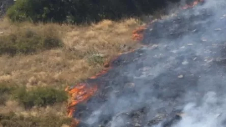 Հրազդանի կիրճում այրվում է խոտածածկ տարածք. ԱԻՆ