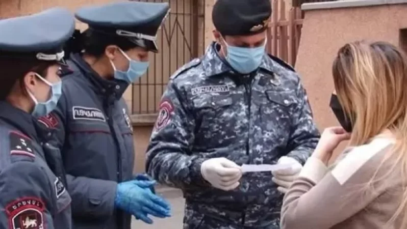 54333 արձանագրություն՝ կանոնները խախտելու համար. Ոստիկանություն