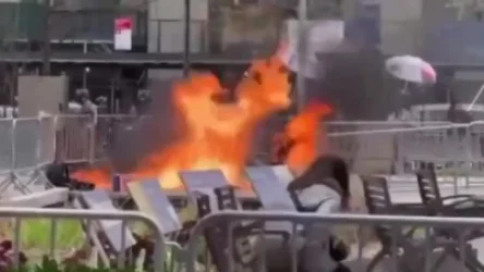 ՏԵՍԱՆՅՈՒԹ. Նյու Յորքում տղամարդը հրկիզել է իրեն դատարանի դիմաց