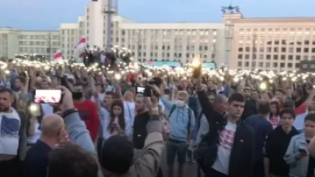 Մինսկի Անկախության հրապարակ. օգոստոսի 14-ի հանրահավաքը համեմատաբար խաղաղ է անցել