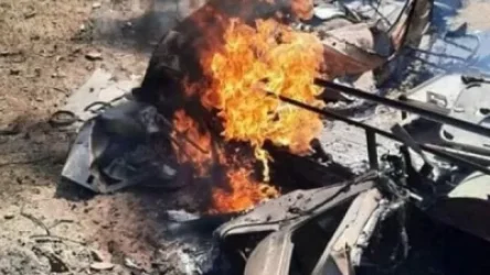 ԼՈՒՍԱՆԿԱՐՆԵՐ. Հրապարակվել է հակառակորդի կողմից խոցված ԱԻՆ մեքենան