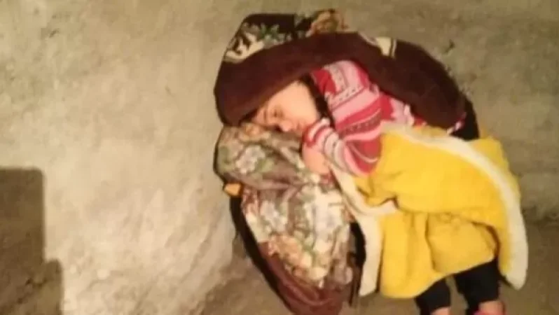 Տավուշի ապաստարանում քնած փոքրիկի լուսանկարը