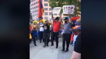 ՏԵՍԱՆՅՈՒԹ. «Ադրբեջանն ագրեսոր է». Լոս Անջելեսում մեկնարկել է հայ համայնքի ցույցը