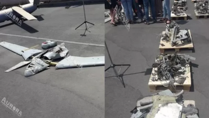 PHOTOS: Ministry of Defense Displays Remains of Azerbaijani Drones Shot Down by Armenian Armed Forces