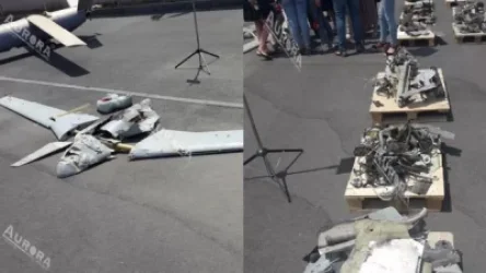 ԼՈՒՍԱՆԿԱՐՆԵՐ. ՊՆ ցուցադրում է վերջին օրերին ՀՀ ԶՈՒ ստորաբաժանումների կողմից խոցված ադրբեջանական անօդաչու թռչող սարքերի մնացորդները