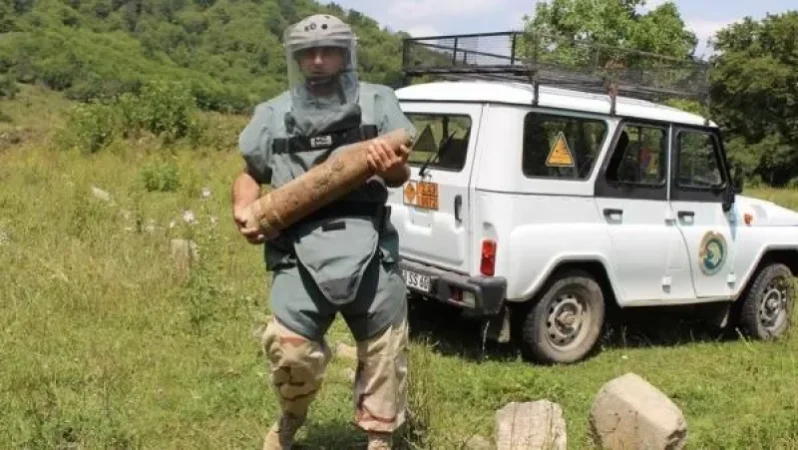 Photos: Unexploded Shells Found in Tavush, Forbidden for Use Against Civilians