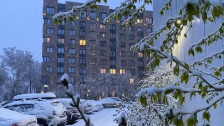 Տյումենում այսօր ձյուն է սկսվել