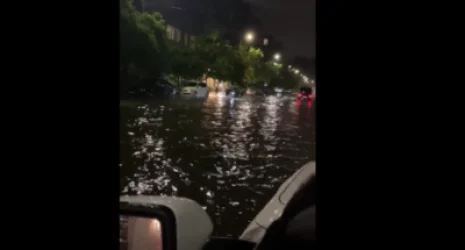 ՏԵՍԱՆՅՈՒԹ. Երևանի գլխավոր փողոցները անձրևից հետո