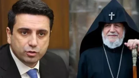 «Ժողովուրդ». Հեռակա վեճեր են եղել ԱԺ փոխնախագահի և կաթողիկոսի միջև. նրանք հանդիպել են