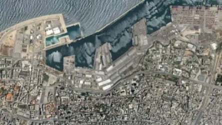 ԼՈՒՍԱՆԿԱՐՆԵՐ. Բեյրութի նավահանգիստը պայթյունից առաջ և հետո