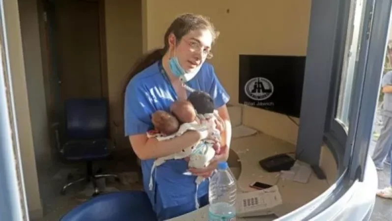 Բեյրութում բուժքույրը հիվանդանոցի փլատակներից փրկել է երեք նորածնի կյանքը