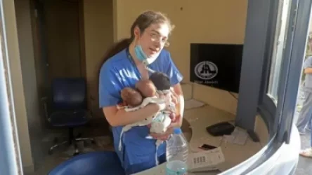 Բեյրութում բուժքույրը հիվանդանոցի փլատակներից փրկել է երեք նորածնի կյանքը