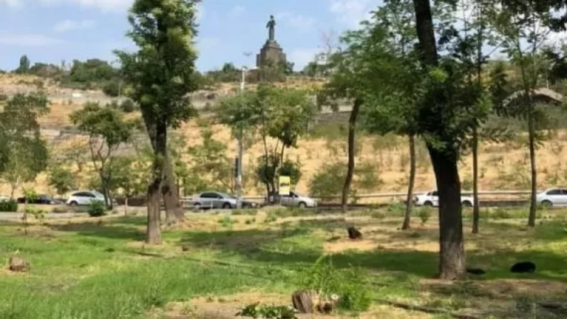 Լուսանկարներ. «Հրանտ Մաթևոսյան» կենտրոն-թանգարանի հարակից տարածքը սկսում է պուրակի տեսք ստանալ