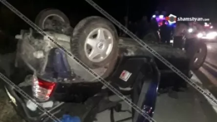 Խոշոր ավտովթար Գեղարքունիքի մարզում.  Opel-ը գլխիվայր շրջվել է, կան վիրավորներ. Shamshyan. com