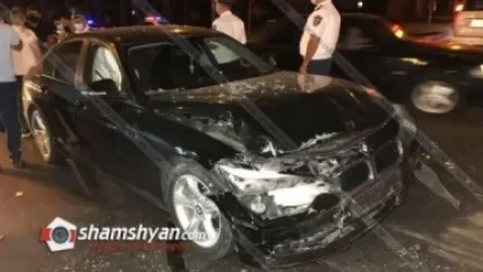 Վթար Ազգային Ժողովի մոտ. բախվել են BMW-ն և Mazda-ն. կա վիրավոր