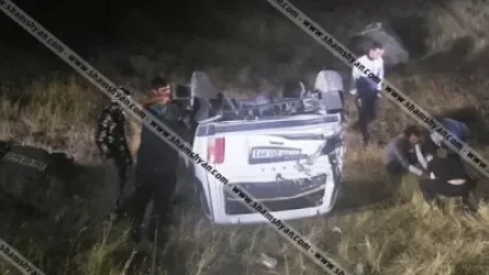 Բեռնատար ջրատարը բախվել է «Նիվային», վերջինը, մի քանի մետր գլորվելով, գլխիվայր հայտնվել է ձորում