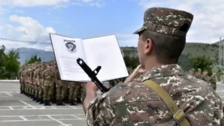 Երրորդ զորամիավորումում կայացել է նորակոչիկների երդման հանդիսավոր արարողություն