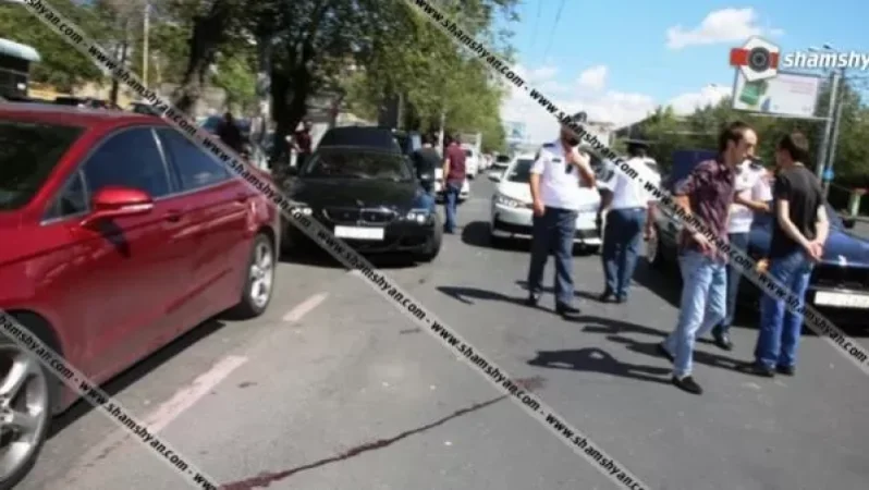 BMW Hits Pedestrian Crossing Street at Unauthorized Section in Yerevan, Condition Critical