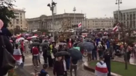 Մինսկում սկսվել է ընդդիմության կողմնակիցների հանրահավաքը