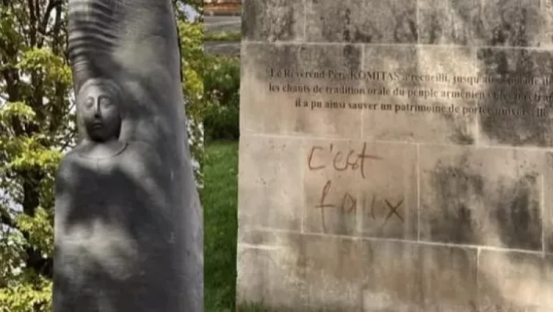 Ֆրանսիայում ՀՀ դեսպանությունը խստորեն դատապարտում է Փարիզում Կոմիտասի արձանի պղծումը