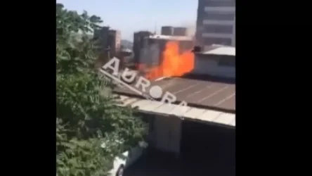 ՏԵՍԱՆՅՈՒԹ. Հրդեհ է բռնկվել նորակառույց շենքի շինհրապարակում