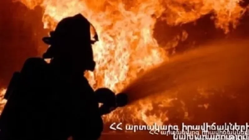 ՃՈ անցակետի մոտ ավտոմեքենա է այրվել