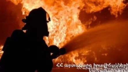 ՃՈ անցակետի մոտ ավտոմեքենա է այրվել