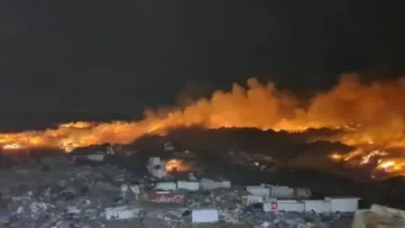 ՏԵՍԱՆՅՈՒԹ. Հրդեհ Նուբարաշենի աղբավայրում. քամու հետևանքով կրակն ուժգնացել է