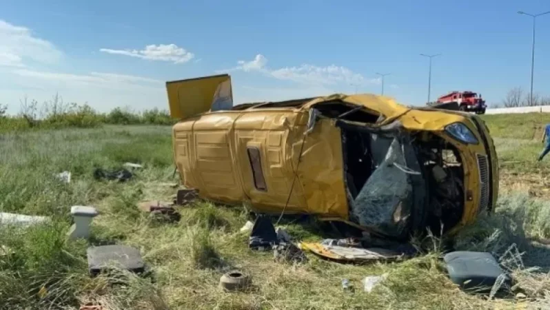 Ռուսաստանում ներգաղթյալներ տեղափոխող միկրոավտոբուս է վթարվել. կա 13 տուժած