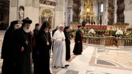 Հռոմի պապն ու Արամ Ա Կաթողիկոսը հանդիպել են