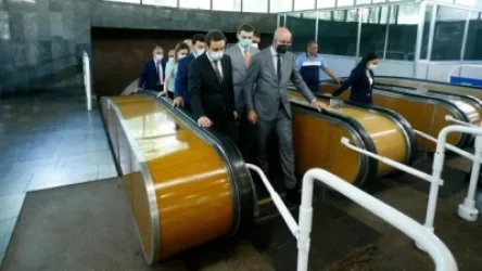 Հայկ Մարությանը Շառլ Միշելի հետ շրջայց է կատարել Երևանի մետրոպոլիտենում