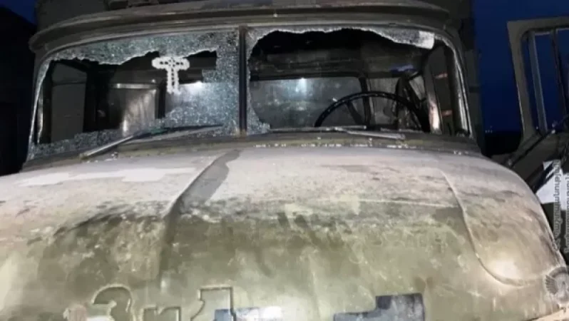 Azerbaijani Military Units Launch Provocation in Yeraskh: Fire Opened on Food Transport Vehicle, Armenian Defense Ministry