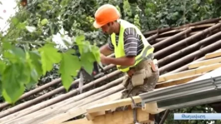 Թաղավարդում հրետակոծությունից վնասված տները նորոգում են