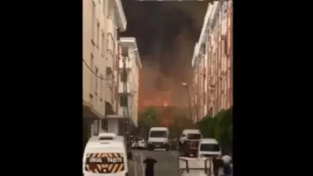 ՏԵՍԱՆՅՈՒԹ. Խոշոր հրդեհ Ստամբուլի Էսենյուրտ շրջանում. պայթյունների ձայներ են լսվել