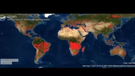 Երկրի վրա այս պահին մոլեգնող հրդեհները՝ արբանյակից