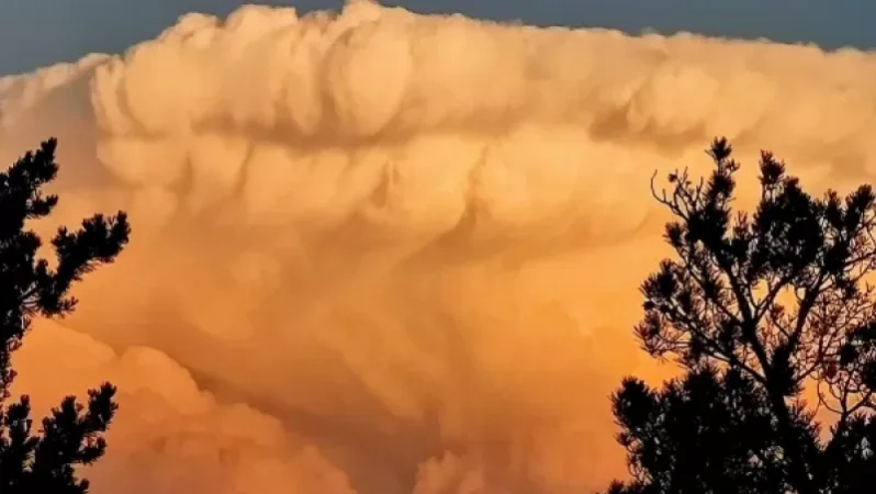 Նման ամպից տեղում է ուժեղ կարկուտ, տեղատարփ անձրևներ. Սուրենյանը լուսանկար է հրապարակել