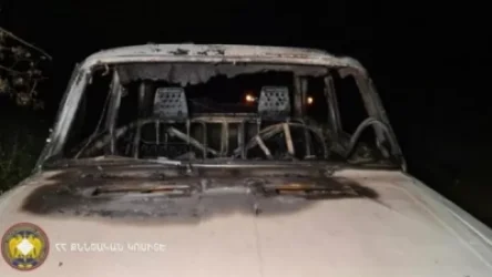 Հայտնաբերվել է ոստիկանության ավտոմեքենան հրկիզողը