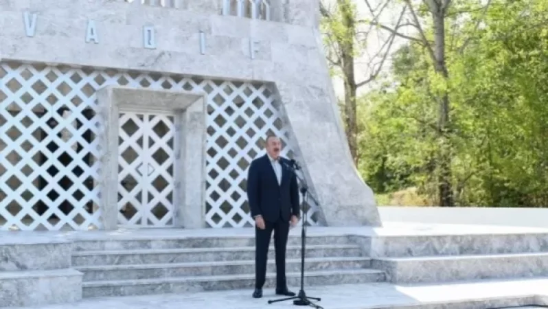 Ղարաբաղյան հակամարտությունը երբեք չէր կարգավորվի խաղաղ բանակցությունով. Ալիևի ելույթը` Շուշիում