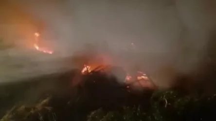 Լճաշենում հրդեհվել է ավտոմեքենա և մոտ 600 հակ անասնակեր