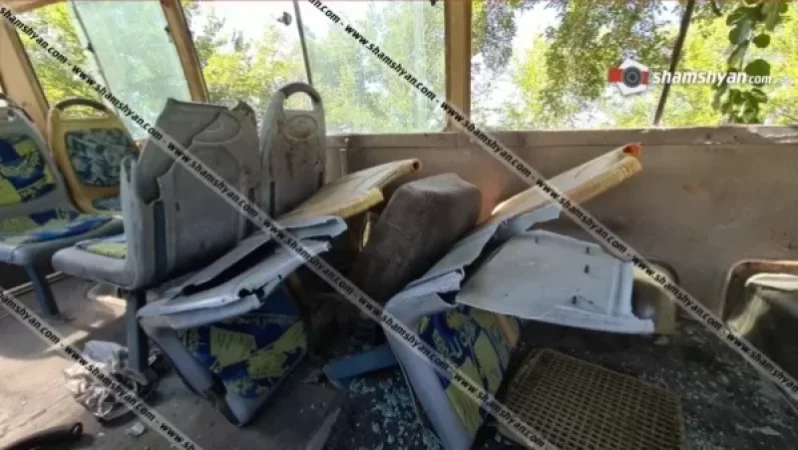 Մխչյան-Բյուրավան ճանապարհին ավտոբուսի վթարից լուսանկարներ են հրապարակվել