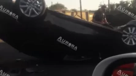 ՏԵՍԱՆՅՈՒԹ․ Դավիթ Բեկ փողոցում մեքենան գլխիվայր է ջրջվել