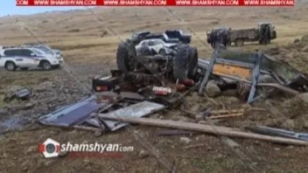 Գառներով բարձված ЗИЛ-ը մի քանի պտույտ գլորվելով գլխիվայր շրջվել է. կա 2 զոհ