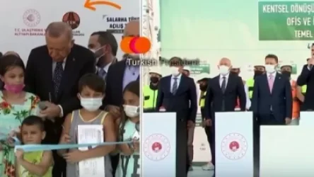 ՏԵՍԱՆՅՈՒԹ. Միջոցառման ժամանակ Էրդողանը հարվածել է փոքրիկ տղայի գլխին